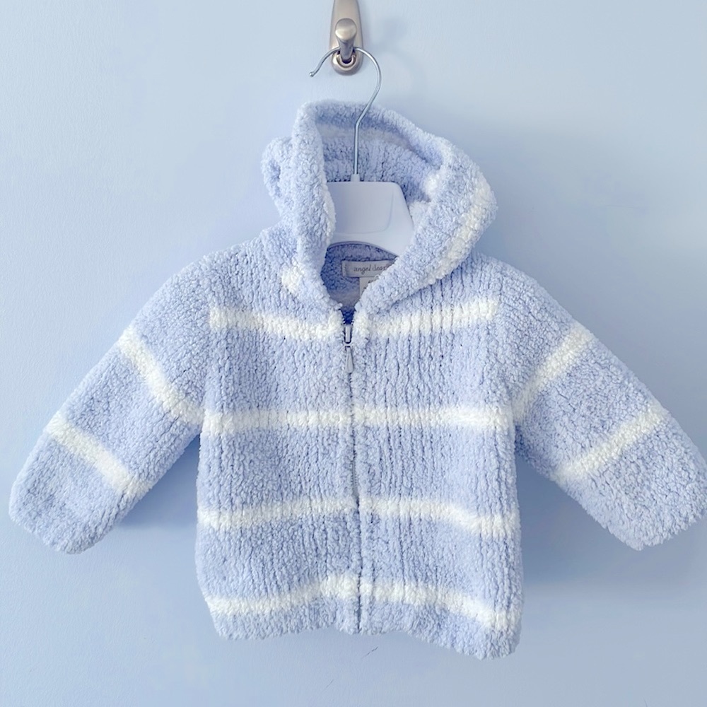 Boys 6M Angel Dear Knit Hooded jacket